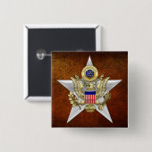 Insignien der Generalstabsverzweigung Button (Vorne & Hinten)