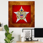 Insignien der Generalstabsverzweigung Poster (Heimbüro)