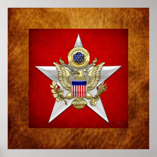 Insignien der Generalstabsverzweigung Poster