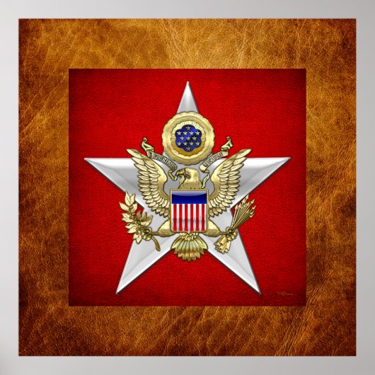 Insignien der Generalstabsverzweigung Poster (Vorne)