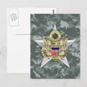 Insignien der Generalstabsverzweigung Postkarte (Vorne/Hinten)