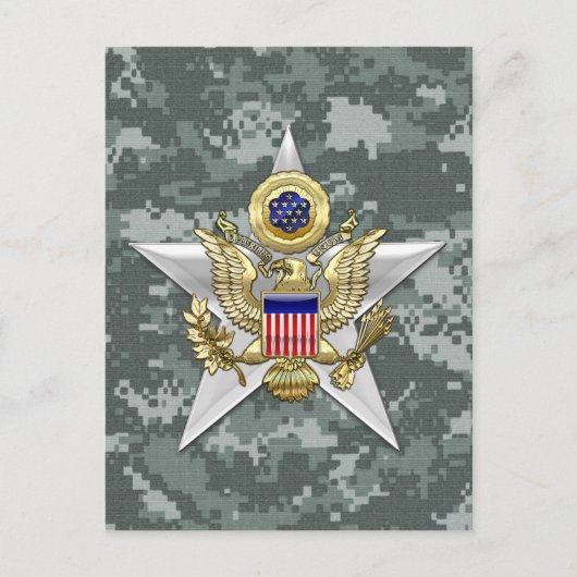 Insignien der Generalstabsverzweigung Postkarte (Vorderseite)