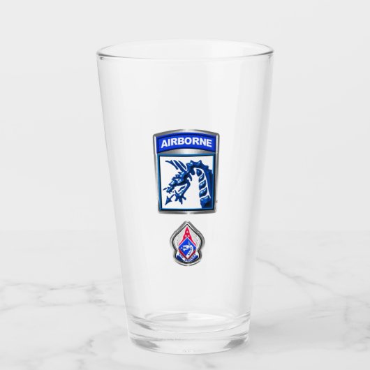Insignien der Im Flugzeug Korps-Patcheinheit XVIII Glas (Vorderseite)
