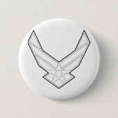 Insignien der Luftwaffe - Weißskizzen Button (Vorderseite)