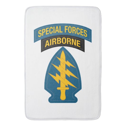 Insignien der Spezialkräfte Im Flugzeug Badematte (Vorderseite Vertikal)