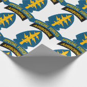 Insignien der Spezialkräfte Im Flugzeug Geschenkpapier (Ecke)