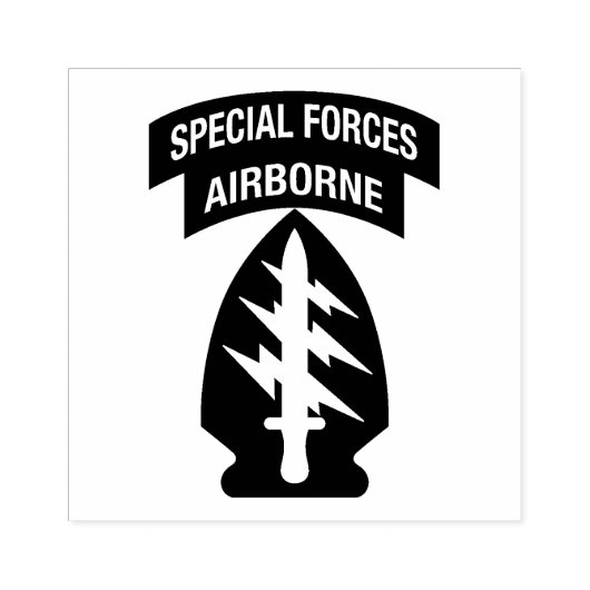 Insignien der Spezialkräfte Im Flugzeug Gummistempel (Prägung)