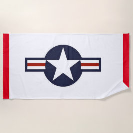 Insignien des 2. Weltkriegs für USAF-Luftfahrzeuge Strandtuch
