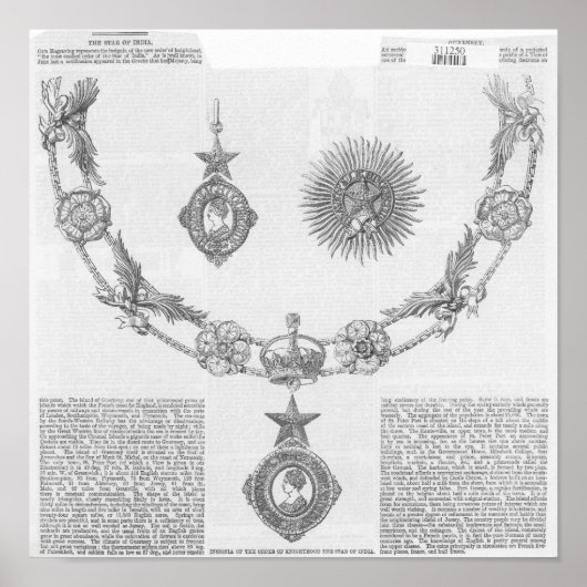 Insignien des Ritterordens Poster (Vorne)