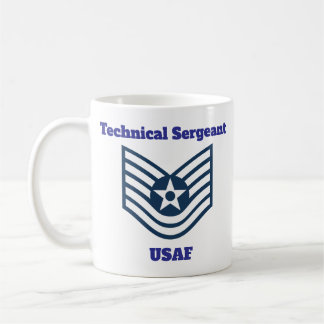 Insignien des technischen Supports der USAF Tasse
