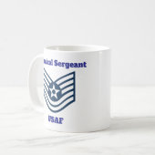 Insignien des technischen Supports der USAF Tasse (Vorderseite Links)