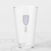 Insignien für die achte Infanterieabteilung "Pathf Glas (Rückseite)