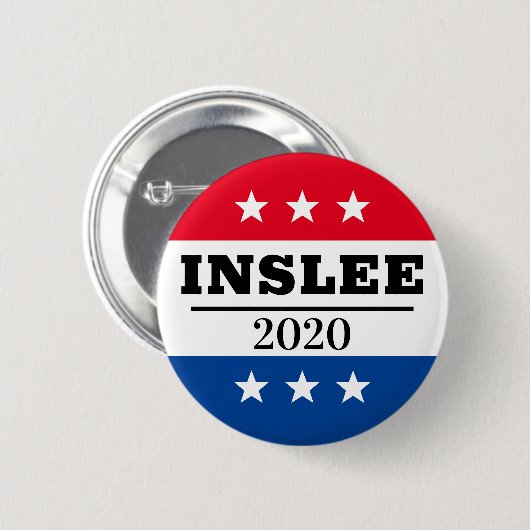 Inslee 2020 Button (Vorne & Hinten)