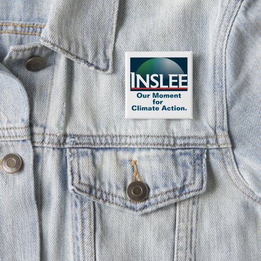 Inslee 2020: Unser Moment für Klima-Aktion Button (Beispiel)