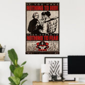 INSOC 1984 Propaganda Print Poster (Heimbüro)