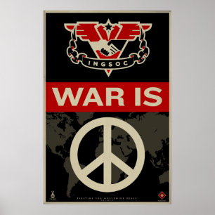 INSOC 1984 Propaganda Print Poster