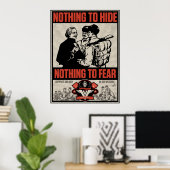 INSOC 1984 Propaganda Print Poster (Heimbüro)