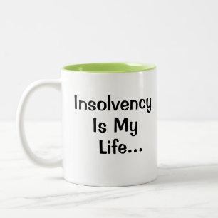 Insolvenzverwalter-Manager Grausamer Lustiger Zita Zweifarbige Tasse