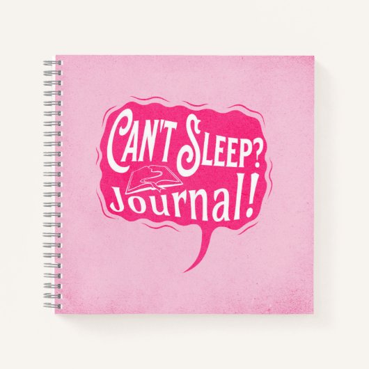 Insomnia Journal mit Individuelle Name Notizblock (Vorderseite)