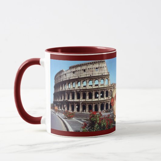 Insomniac besichtigt Rom Colisseum Tasse (Links)