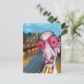 Insomniac vorangegangen für Notre Dame Postkarte (Stehend Vorderseite)