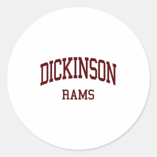 Inson High School Hs Jersey City Nj Retro Runder Aufkleber (Vorderseite)