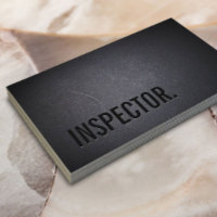 Inspector Dark Minimalistisch Black Bold