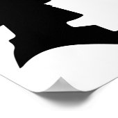 Inspector Gadget-Silhouette Poster (Ecke)