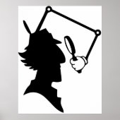 Inspector Gadget-Silhouette Poster (Vorne)