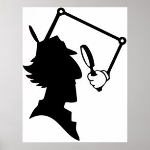 Inspector Gadget-Silhouette Poster