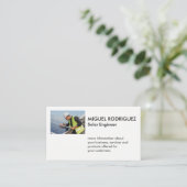 Inspektion von Solarpaneelen Visitenkarte (Stehend Vorderseite)