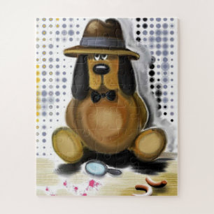 Inspektor Dog Jigsaw Puzzle Fun Geschenk