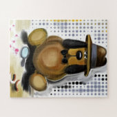 Inspektor Dog Jigsaw Puzzle Fun Geschenk (Horizontal)