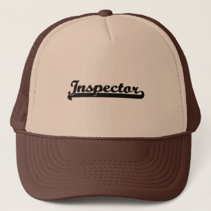 Inspektor-klassischer Job-Entwurf Truckerkappe