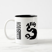 Inspektor-Tasse Zweifarbige Tasse (Links)