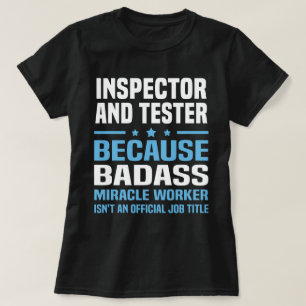 Inspektor und Tester T-Shirt