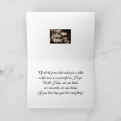 Insperative Worte der Weisheit geklappte Grußkarte Karte (Innenseite)