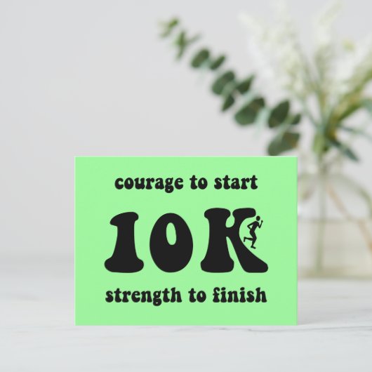 Inspiration 10K Postkarte (Stehend Vorderseite)