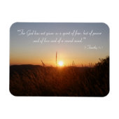 Inspiration - 2 Timothy 1;7 Magnet (Horizontal)