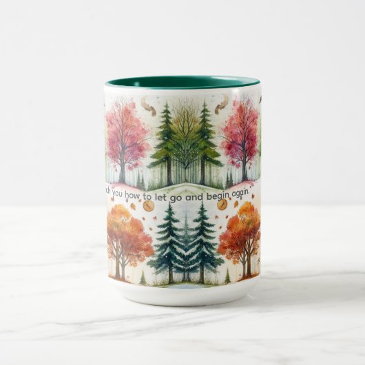 Inspiration 4 - Wasserfarben der Saison Tasse (Zentrum)