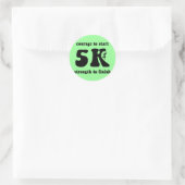 Inspiration 5K Runder Aufkleber (Tasche)