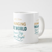 Inspiration Abschluss Coffee Cup Jumbo-Tasse (Vorderseite Rechts)