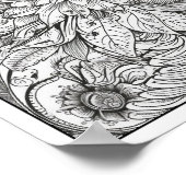 Inspiration/Achtsamkeit Erwachsenenfarben Poster (Ecke)