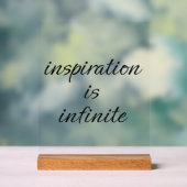 Inspiration Akryllisches Zeichen Acrylschild (Neutral)