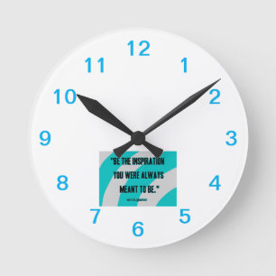 Inspiration - Akrylwand-Uhr Runde Wanduhr