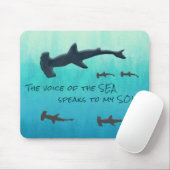 Inspiration am Meer Ombre Mousepad (Mit Mouse)