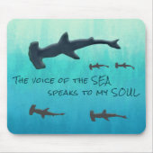 Inspiration am Meer Ombre Mousepad (Vorne)