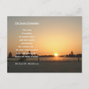 Inspiration am Morgen Postkarte