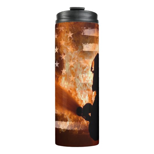 Inspiration American Firefighter-Tasse Thermosbecher (Vorderseite)