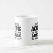 Inspiration ändernde Dinge Zitat Kaffee Tasse (Mittel)